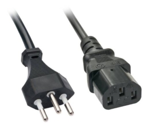 Cable d'alimentation IEC 320 (prise CH)