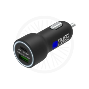 QuadLock Dual USB-C 48W Car Charger